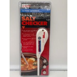 Maverick Electronic Salt Monitor Salt Checker Liquid Food Sodium Meter TesterNEW